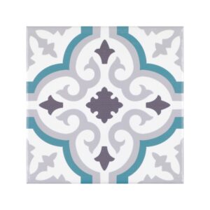 Carreau de ciment Orly Bleu 20x20