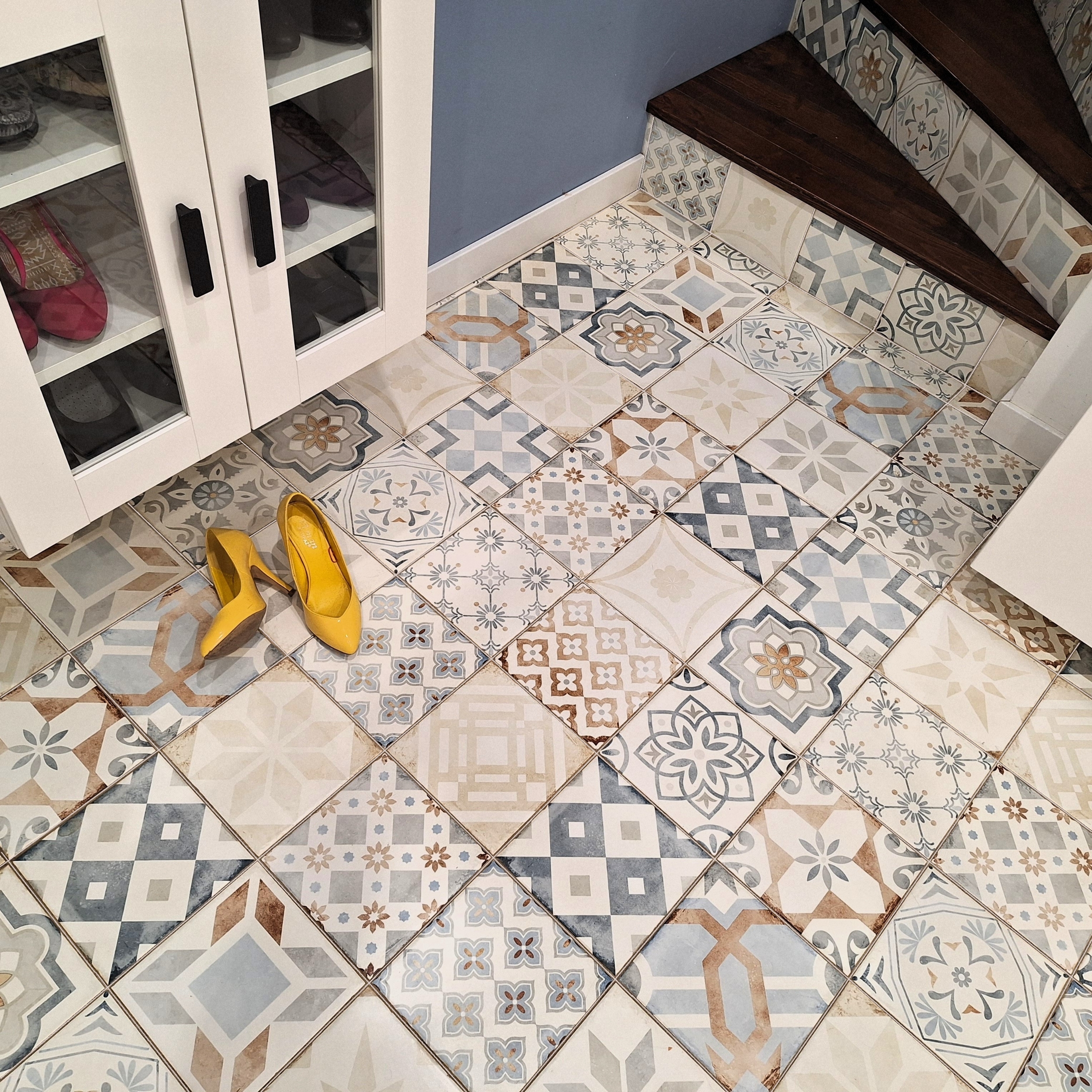 Carreau de ciment Tasos Multicolor Mix 20x20