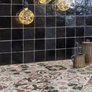 Carrelage Zellige Almoradi Noir 10x10 - 1