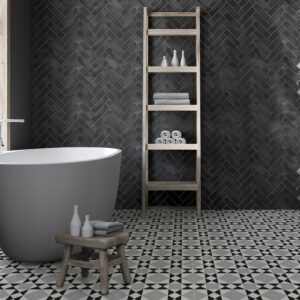 Carrelage Zellige Cosmos Black 6,9x24 - 1