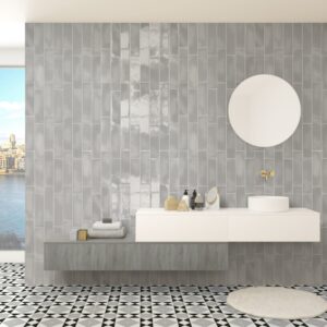 Carrelage Zellige Cosmos Pearl 6,9x24 - 1