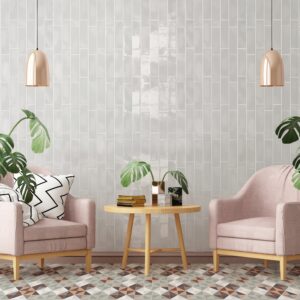 Carrelage Zellige Cosmos White 6,9x24 - 1
