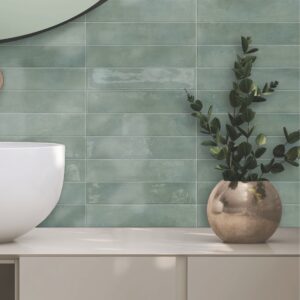 Carrelage Zellige Symphony Mint 5x25 - 1