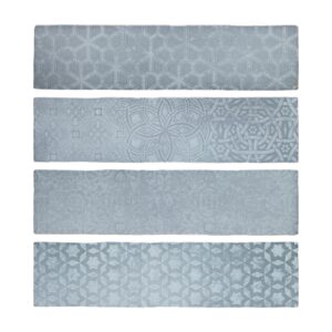 Carrelage Zellige Tetuan Bleu Midi 7,5x30 - 1