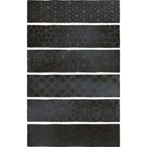 Carrelage Zellige Tetuan Gris soir 7,5x30 - 1