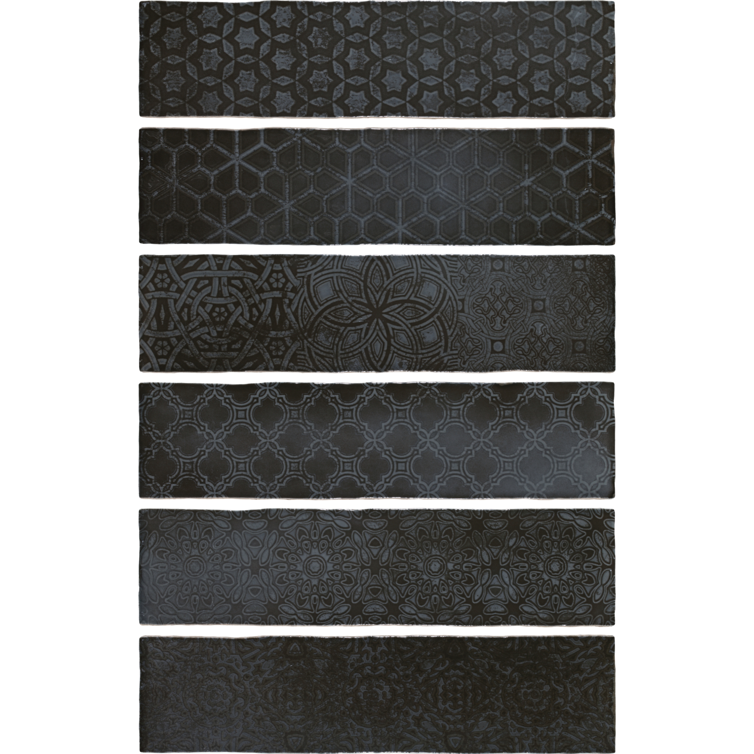 Carrelage Zellige Tetuan Gris soir 7,5x30 - 1