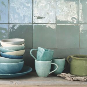 Carrelage Zellige Zel Teal 13x13 - 1