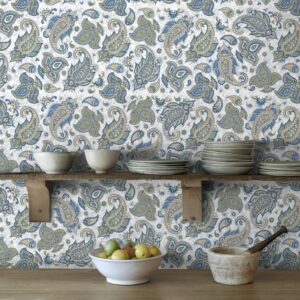 Carreau de ciment Paisley HAWA 25x25 - 1