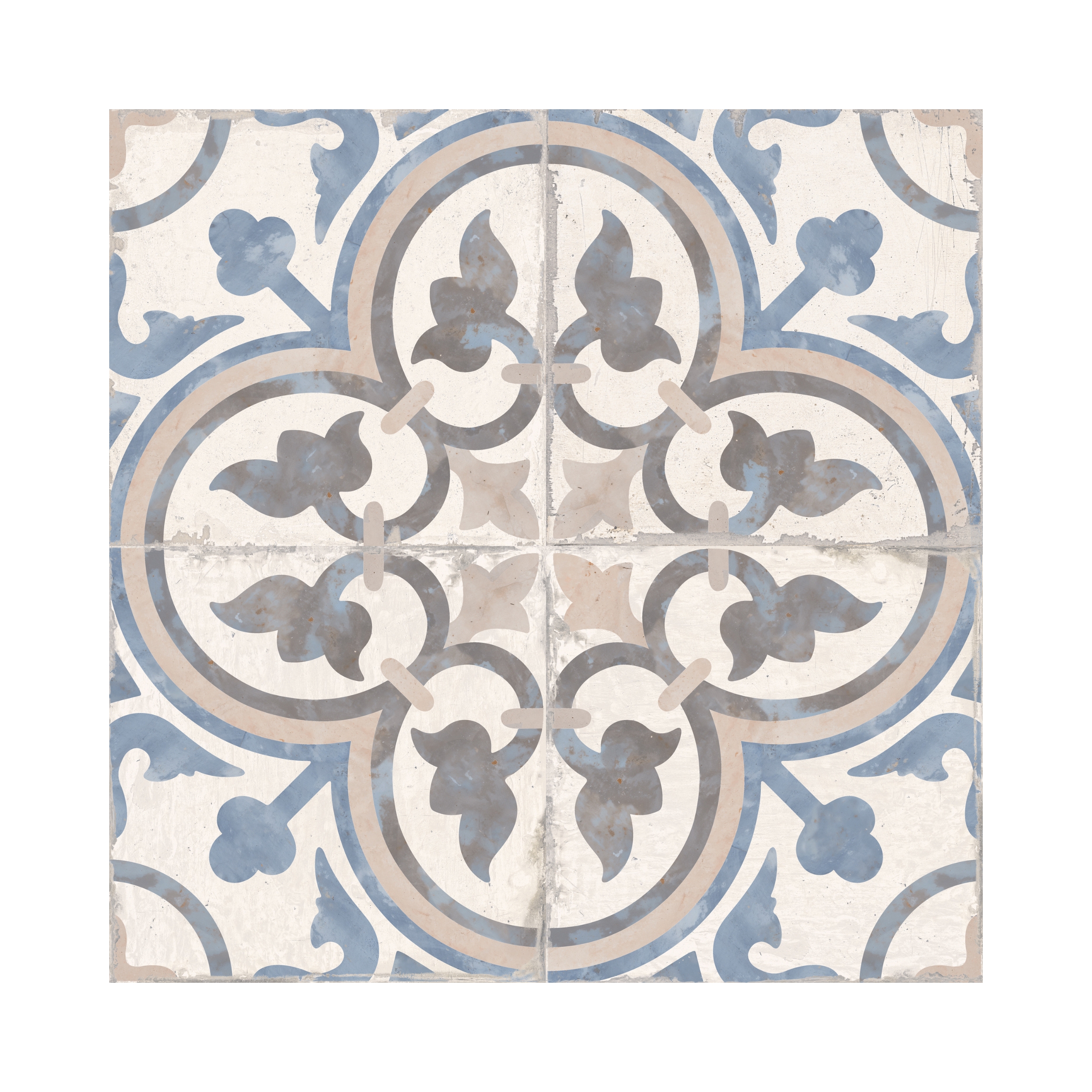 Carreau de ciment Vichy Flor 25x25 - 2