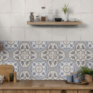 Carreau de ciment Vichy Flor 25x25 - 1