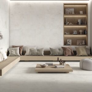 Carrelage Béton Village Soft Blanc
