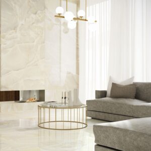 Carrelage Marbre Onyx Sable Brillant Pulido