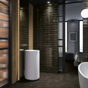 Carrelage Zellige Hope Nero Graphito 7,5x30 - 1