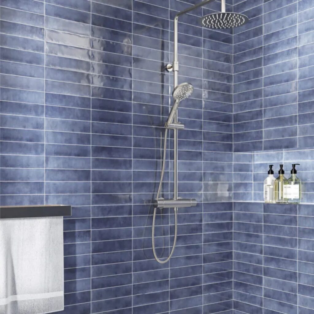 Carrelage Zellige Vibe Blue 7,5x30 - 1