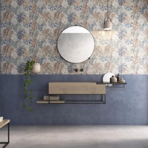 Carrelage béton Eleganza Blu