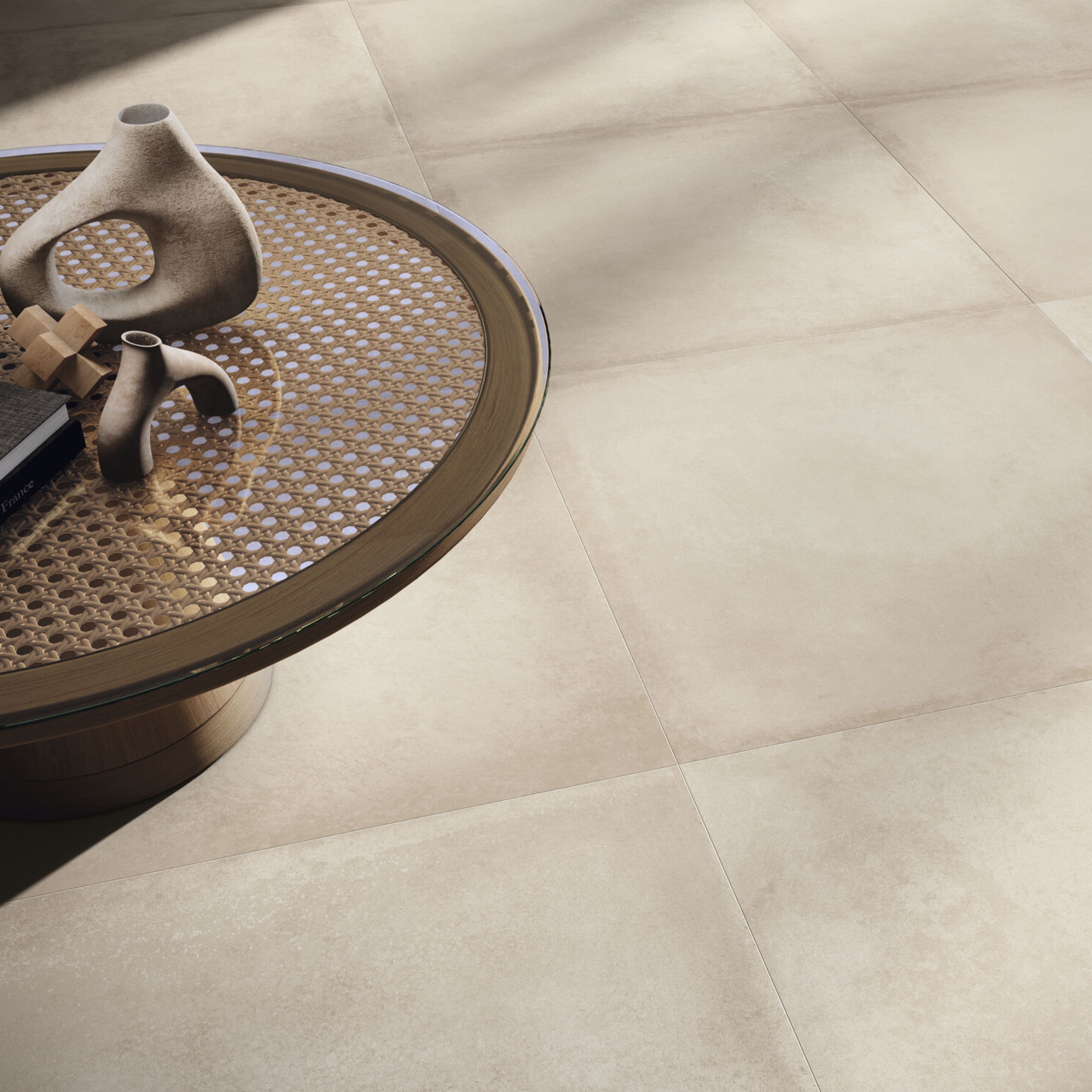 Carrelage béton Neografton Ivory 80x80