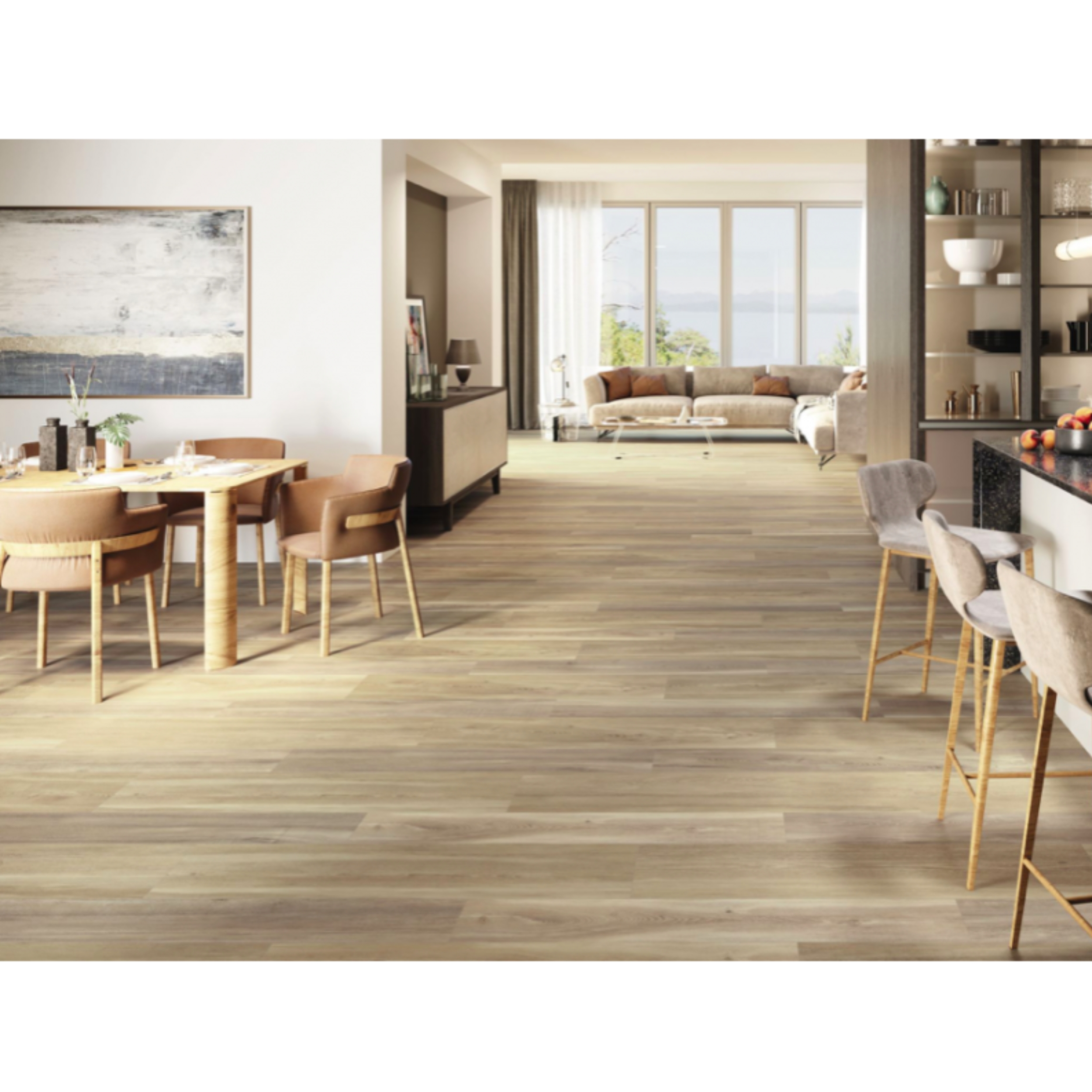 Carrelage bois Bekfast Teak 20x120