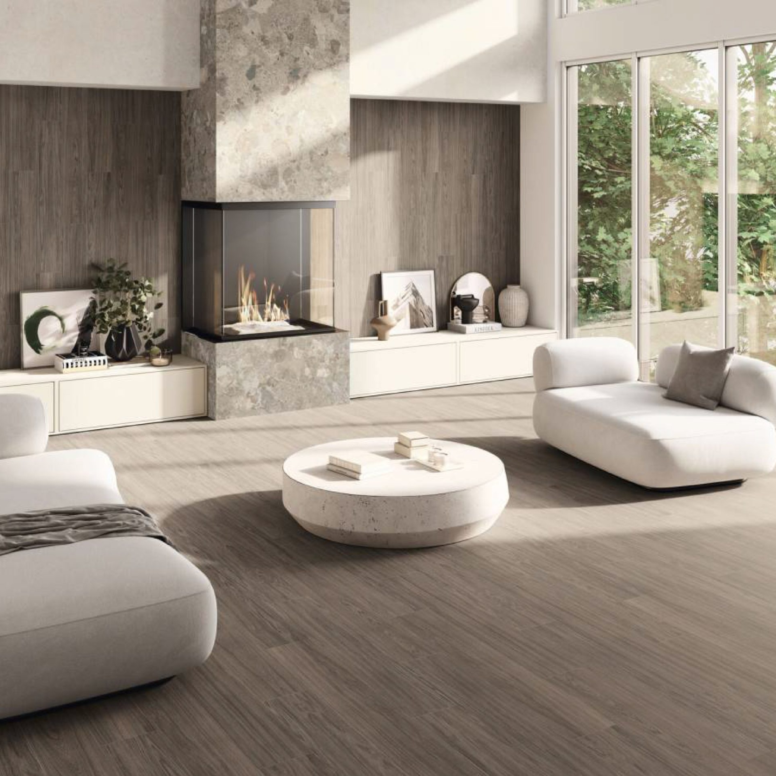 Carrelage bois Ferriere Noce 20x120 - 1
