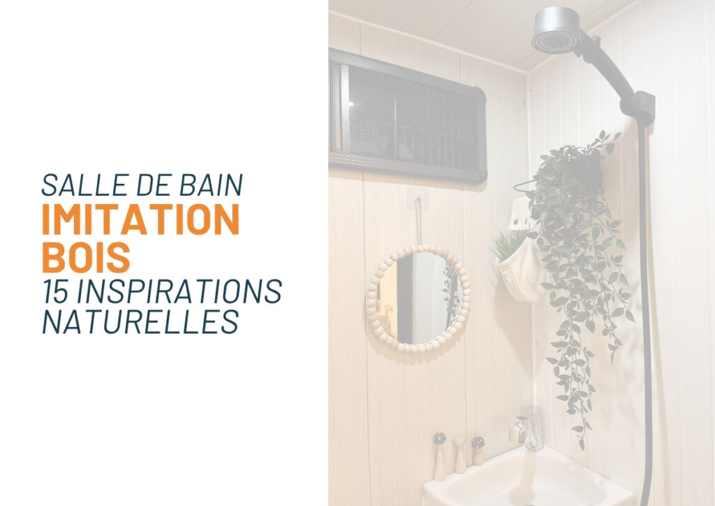 Salle de bain imitation bois