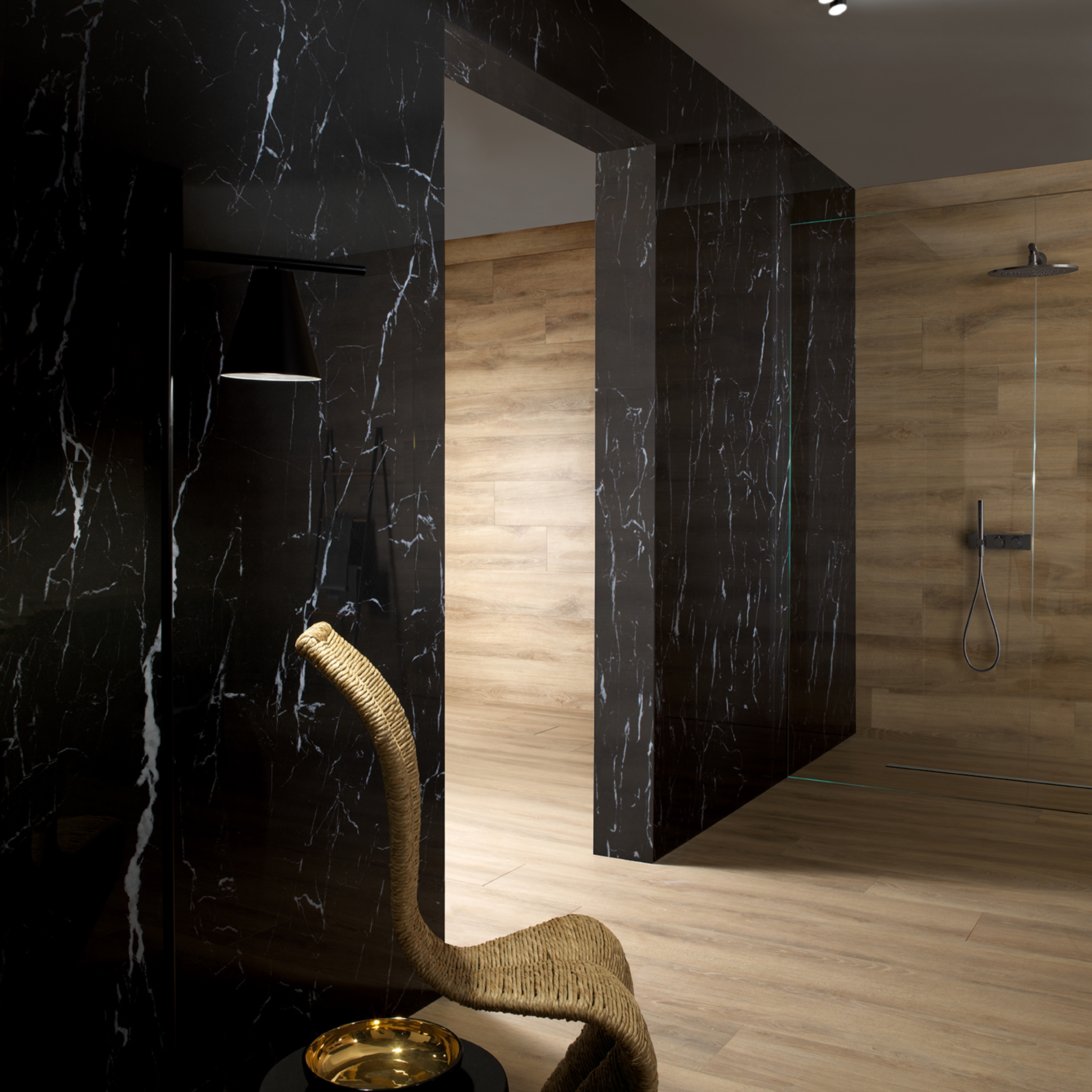 Carrelage Marbre Marquina Nero - 1