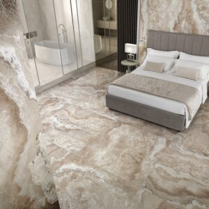 Carrelage Marbre Onyx Diamond Champagne