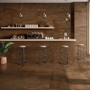 Carrelage Métal Lab Iron Corten