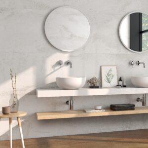 Carrelage Métal Lab Iron White