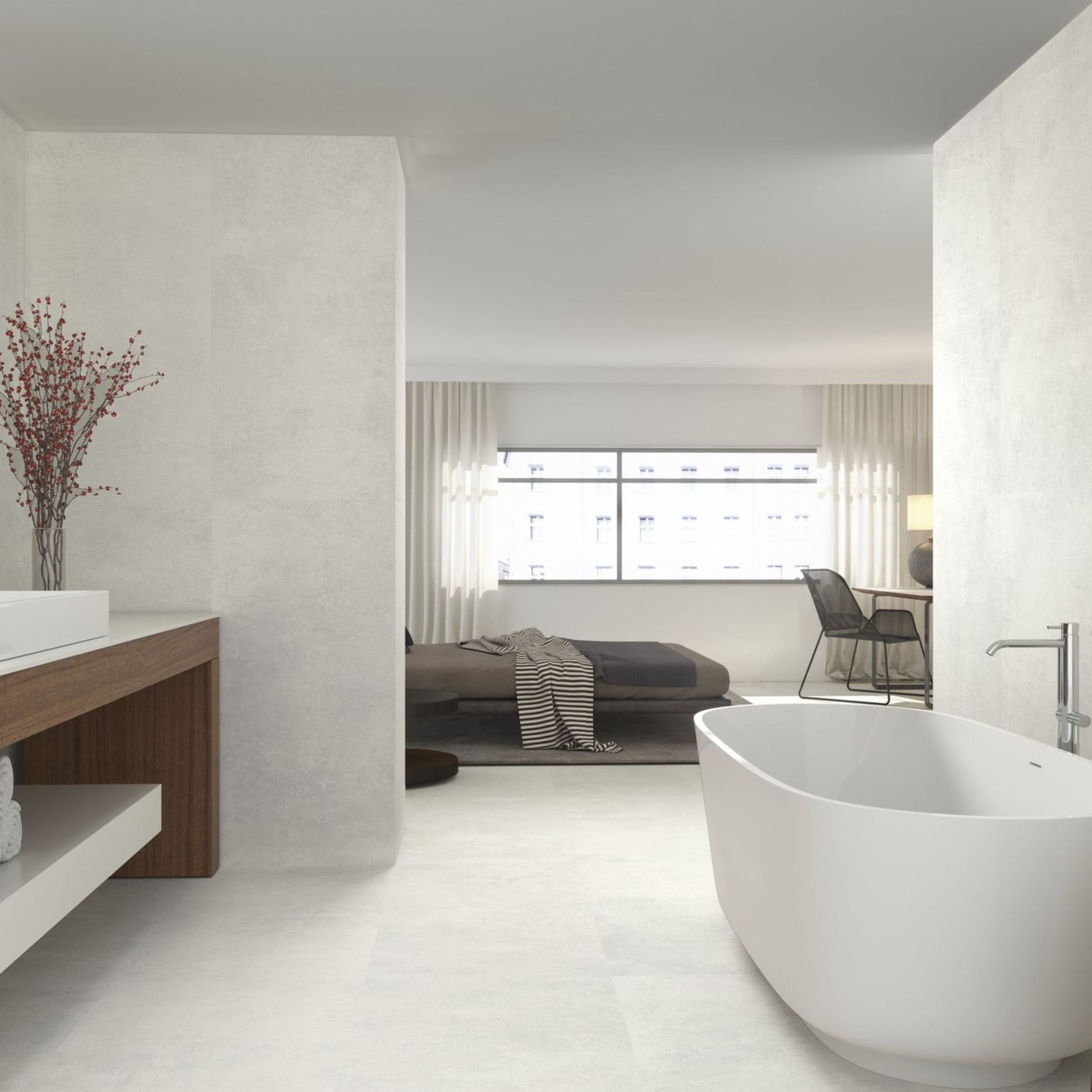 Carrelage Métal Oneway White Lapado