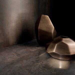 Carrelage Métal Steel Platino