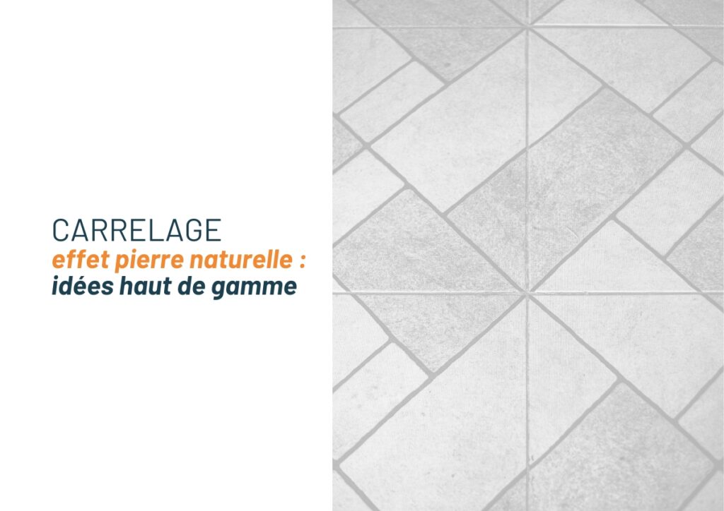 Carrelage effet pierre naturelle