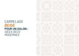 carrelage beige salon