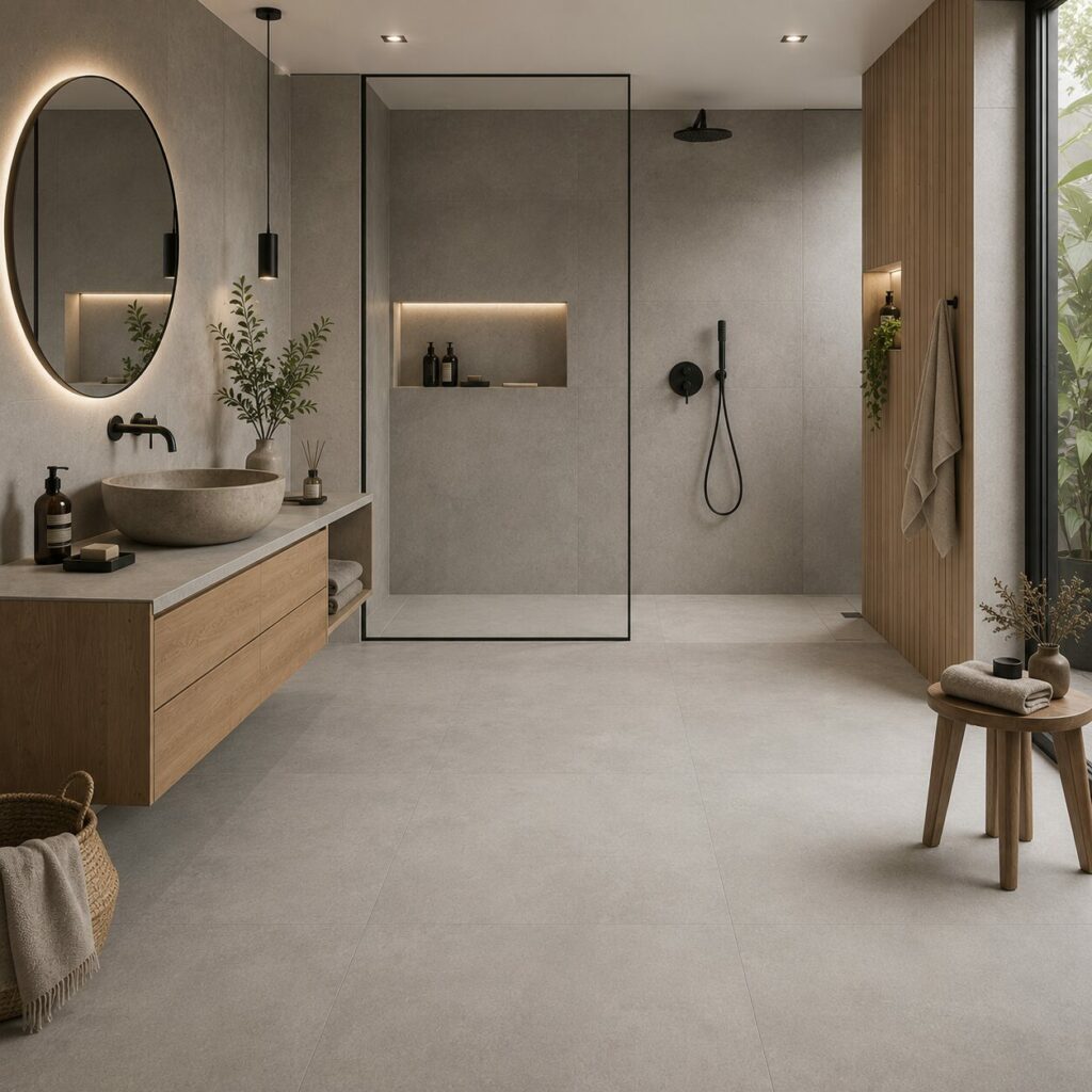 carrelage beton sdb