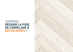 pose carrelage baton rompu