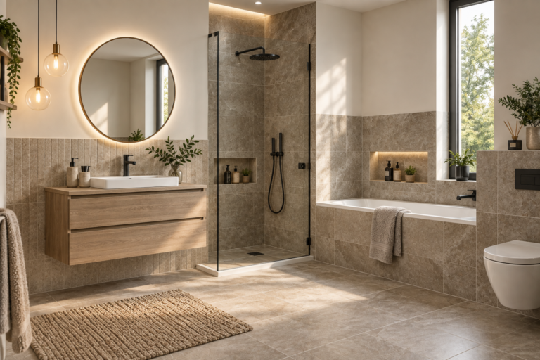 hauteur carrelage salle de bain