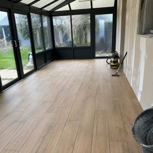 carrelage pour véranda
